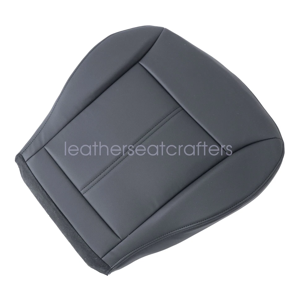 2007-2014 Fit For Ford Edge SEL SE Front Driver Bottom Leather Seat Cover Black - Image 4 of 4