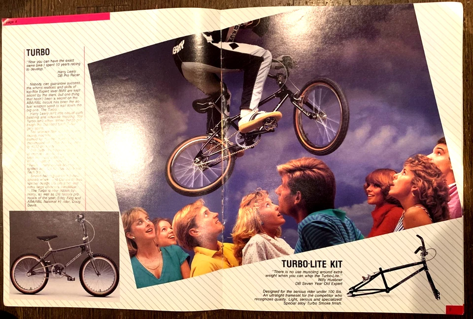 Vintage 1984 DIAMONDBACK BMX FREESTYLE MOUNTAIN Bike Catalog Harry Leary Turbo - Image 3 of 4