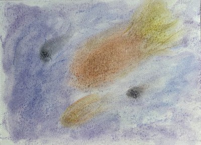 Expressionism Pastel art 21x29,7 Canson sketch paper | Meteora |