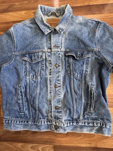 Vintage Men’s Levi’s Denim Jacket Size 46 Medium Wash - Bild 3 von 12