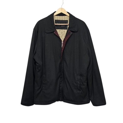 Nicole Miller New York Mens Size Large Black Full Zip Quilted Lined Jacket - product listing photo