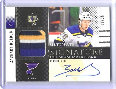 2024-25 Upper Deck Ultimate Collection #RSM-ZB Zachary Bolduc  Auto RC 11/35