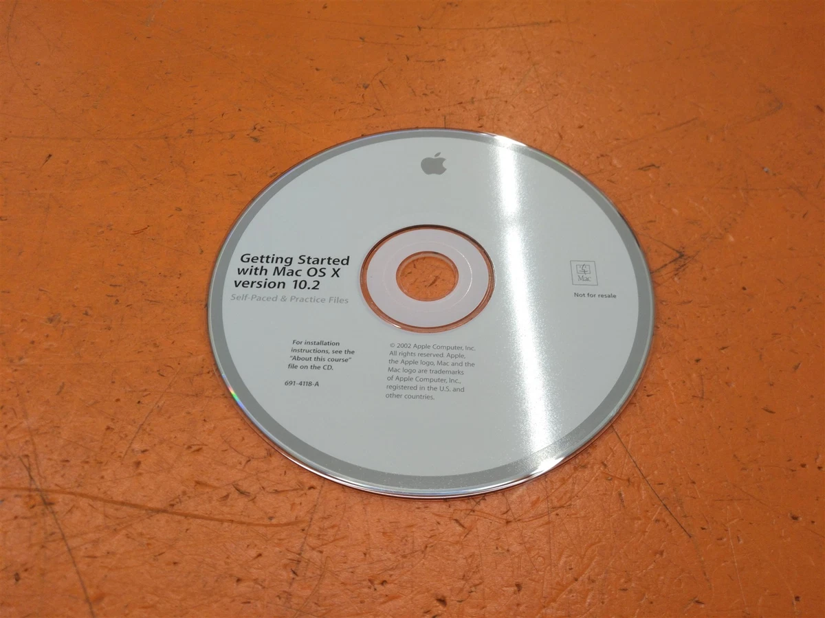 Apple Apple Mac OS X 10.2, Jaguar Operating System Software in