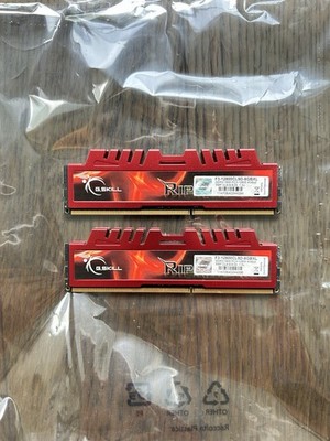 G. Skill Ripjaws DDR3 8GB F3-12800CL9Q-16GBXL Desktop Memory 2x4gb