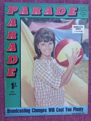 Teri Martine centrefold  in Parade Magazine No 1399.  1966