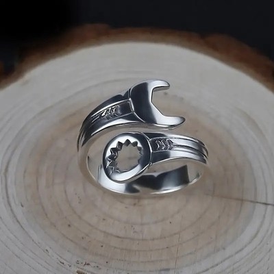 Ring  Original Design Wrench Ring Personality Finger Ring Vintage Jewelry Unique