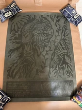 PREDATOR EMBOSSED FAUX LEATHER PRINT #3/250 BOTTLENECK MYSTERY PRINT