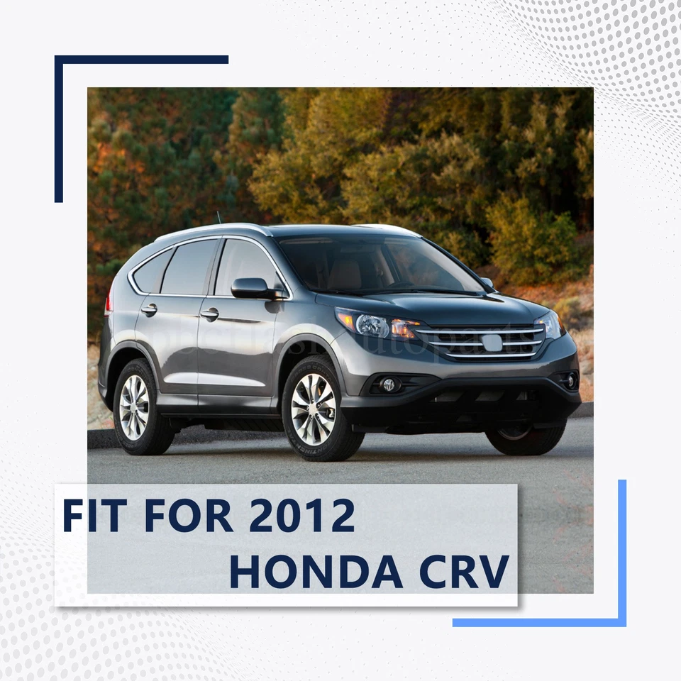 Par de faros delanteros para Honda CRV CR-V 2012-2014 DIESTRO+DERECHO negro Foto 2 de 4