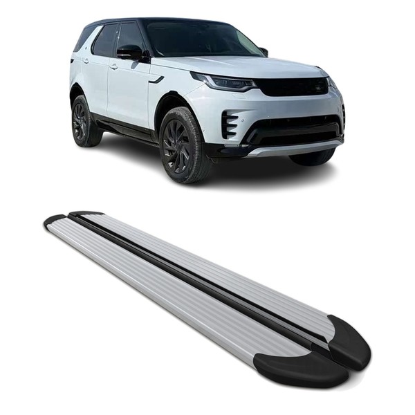 Trittbretter Schweller FüR Land Rover Discovery V L462 2017-2026 Alu Grau-image