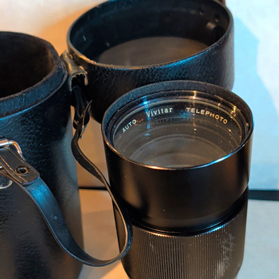 Vivitar Auto 200mm f/3.5 Telephoto Manual Focus Lens Nikon F Mount No.2807367