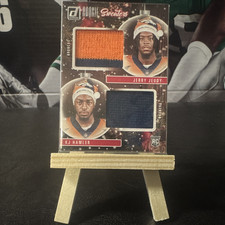 Jerry Jeudy KJ Hamler Rookie Sweaters Dual Panini 2020 Donruss #SWD-DE Broncos