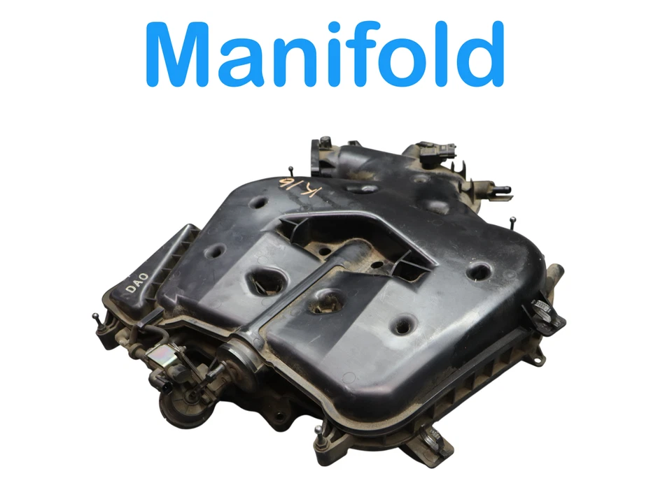 Colector de admisión superior de aire del motor Hyundai Genesis 12-14 negro OEM Foto 3 de 4