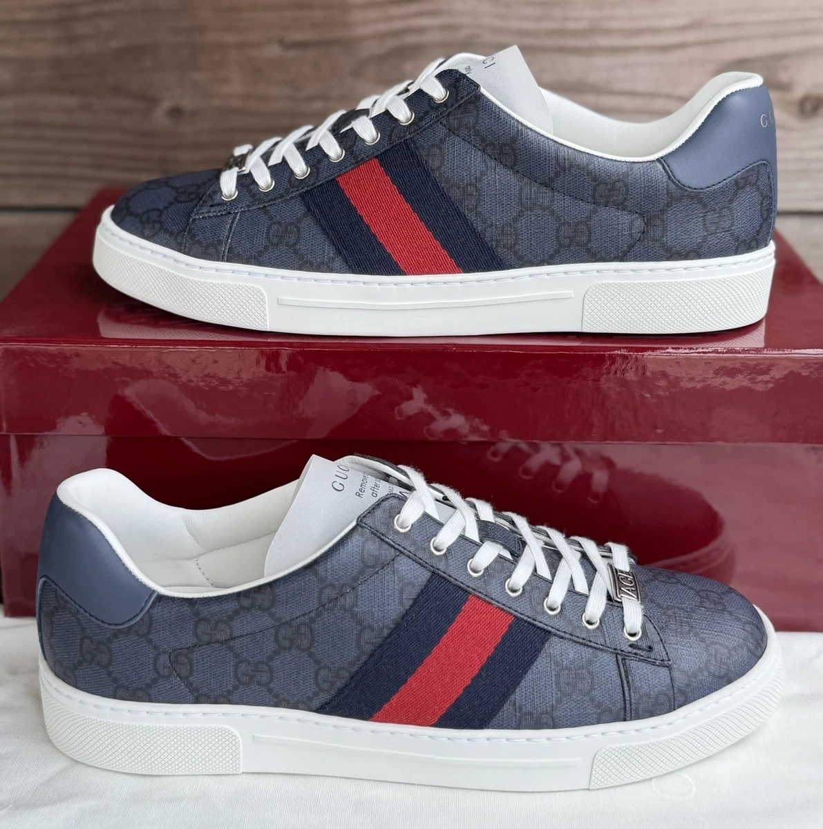 Gucci GG High Beige Blue for sale | eBay