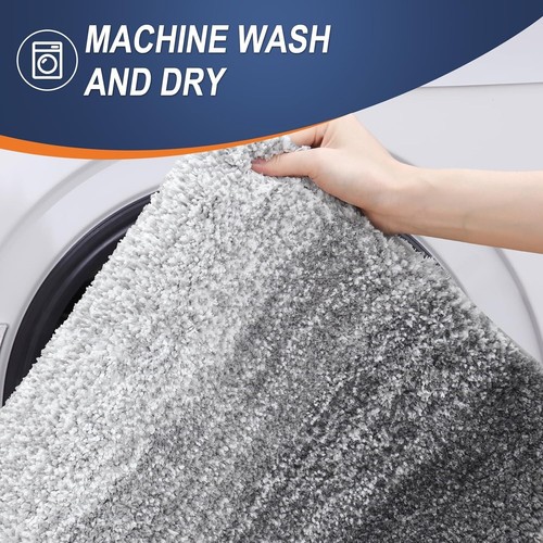 Luxury Bathroom Rugs Mat 30X20, Extra Soft and Absorbent Microfiber Bath Rugs, N - Picture 6 of 7