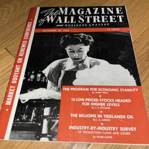 8 - 1952 / 1953 / 1954 THE MAGAZINE OF WALL STREET and BUSINESS ANALYST - Imagen 9 de 18