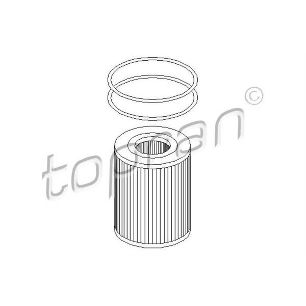 Topran ÖLfilter Filtereinsatz FüR Opel Astra H Twintop 1.9 Cdti Zafira B Alfa-image