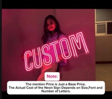 Custom Neon Sign Acrylic Wall Decor Home Beer Bar LED Neon Light Business Signs