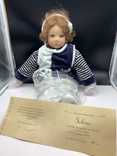 Sybille Sauer K&uuml;nstlerpuppe Porzellan Puppe 53 cm. Top Zustand