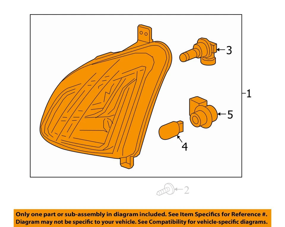 CHEVROLET EQUINOX  Front Fog Light  Set RH&LH  84226250 /  84226249   2018  2021 — 第 3/4 张图片