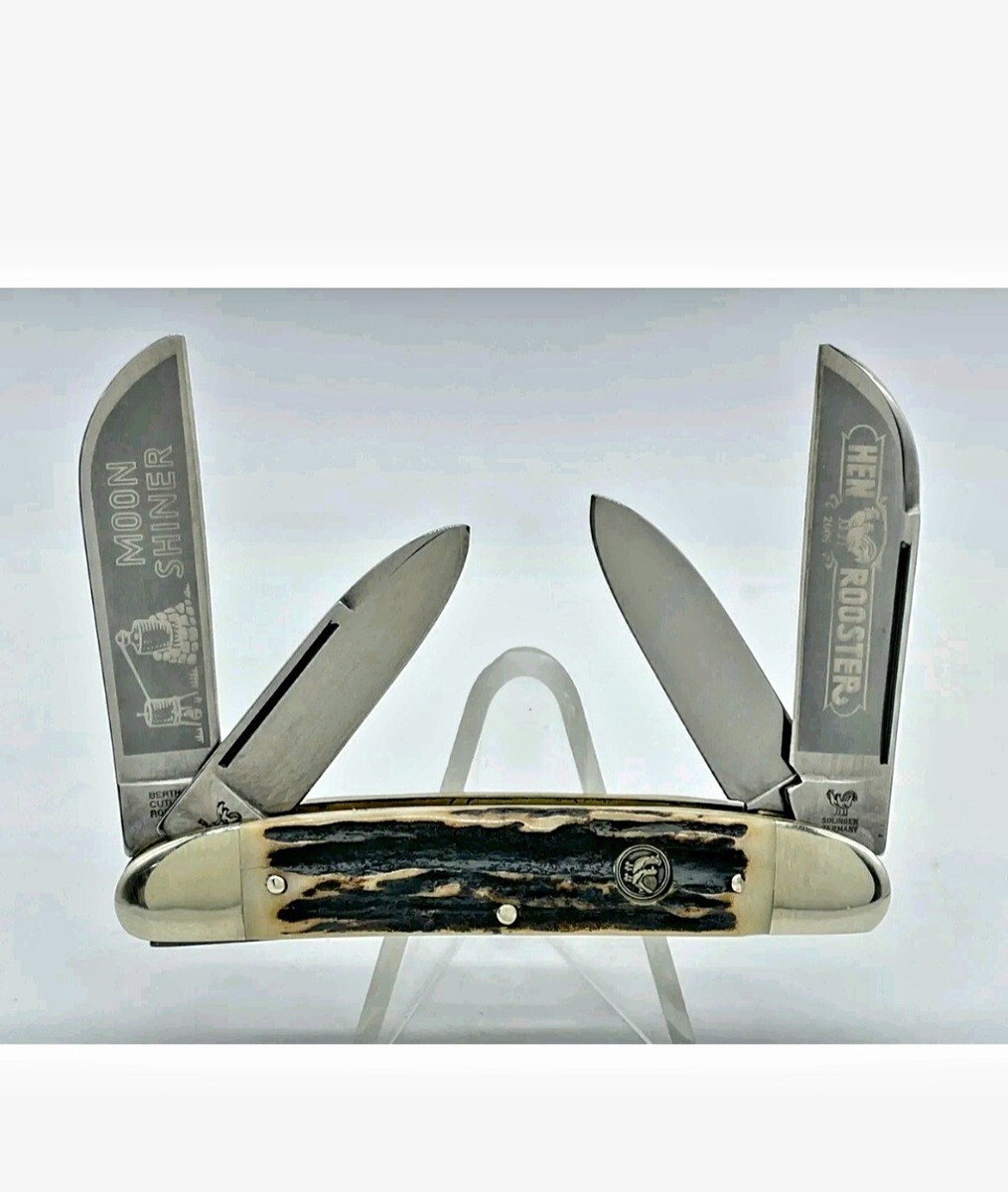 2009 HEN & ROOSTER Solingen 224 DS Moon Shiner Genuine Stag