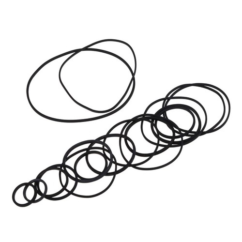 One Bag DVD Belts DVD Drive Belt Length Mix Pulley Drive Replacement Part - Afbeelding 3 van 8