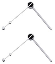 2 ALTALINE BICYCLE 73MM LONG BRAKE LINK WIRE B-73 Z-TYPE SILVER/BLACK.