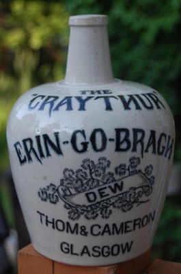 Erin Go Bragh The Craythur Dew Stoneware Jug By Port Dundas