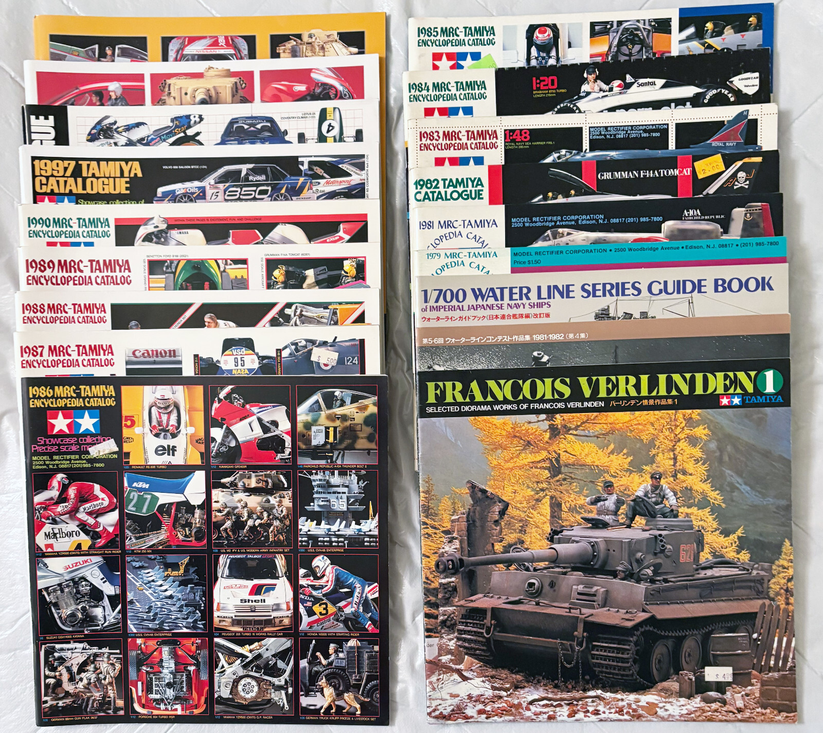 Lot of 18 Vintage Tamiya Catalogs in excellent condition