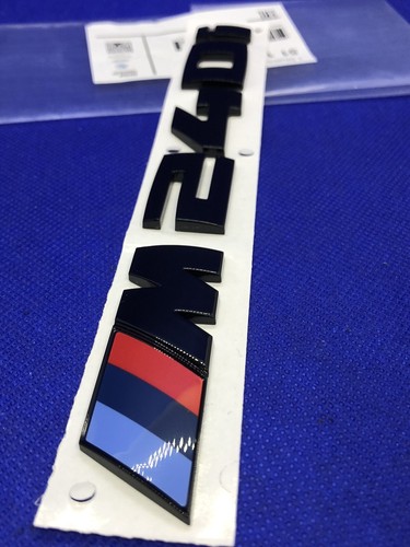 Logo BMW M2 M240I Nero Brillanttype M Serie 2 F22 F23 Da Originale 51142472854 - Zdjęcie 10 z 13