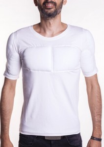 1/2 SLEEVE PADDED UNDERSHIRT. T SHIRT 