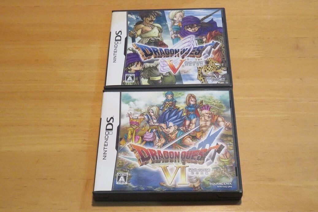 Dragon Quest V VI 5 6 2Games set Nintendo DS NDS Japanese ver