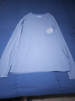 Chemise Manches Longues Salt Life UVapor – Bleu Bruyère, Taille 2XL, Pêche