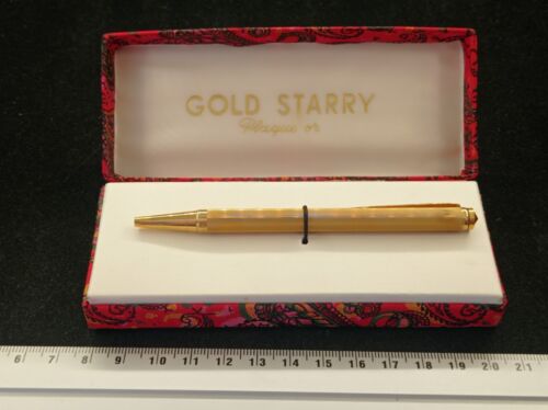 Długopis pozłacany złoty gwiaździsty model reklamowy - REF11412J - Zdjęcie 1 z 5