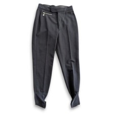 Bogner Vintage Stirrup Winter Cozy Ski Pants Lined Women's Sz 10 in Black