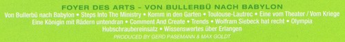 Foyer des Arts "Von Bullerbü nach Babylon" 1982! Digital remastered! Neue CD! - Picture 2 of 2