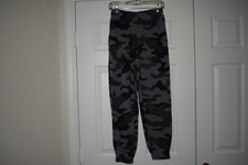 Victoria's Secret PINK Size S Camo Camouflage Campus Sweatpants Shades of Gray