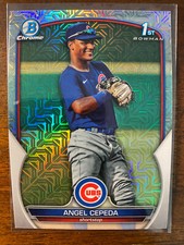 2023 Bowman Chrome Angel Cepeda #BCP-205 1st Prospect Mojo Refractor Cubs