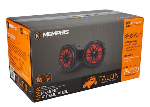 2 Memphis Audio TLN65FE PlugnPlay Speakers+Pod Enclosures For Honda Talon 2019+ - Picture 10 of 10