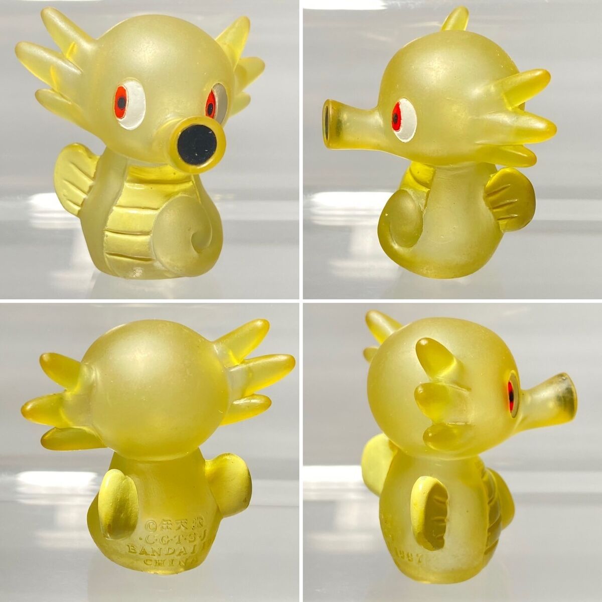 Horsea, Seadra, Kingdra Pokemon Monster Bandai Finger Puppet Collection Figure. Horsea, Seadra, Kingdra Pokemon Monster Bandai Finger Puppet Collection Figure.