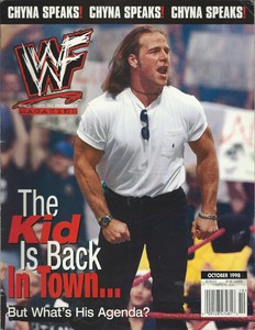 WWF Magazine October 1998 WWE Shawn Michaels Chyna Sable D-Lo Brown