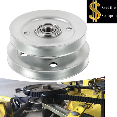 AM133924 Double Deck Drive Belt Tightener Pulley for John Deere 48 In 54 In Deck