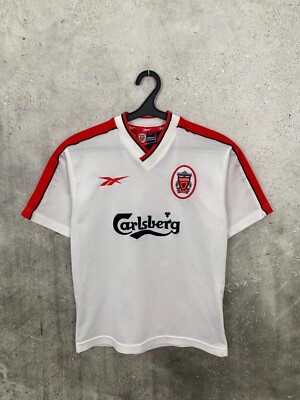 LIVERPOOL 1998 2000 AWAY FOOTBALL SHIRT #10 OWEN REEBOK 13-14