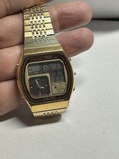 Pre-Owned Vintage Citizen  Watch Digi-Ana Chrono Alarm Chime 41-9524