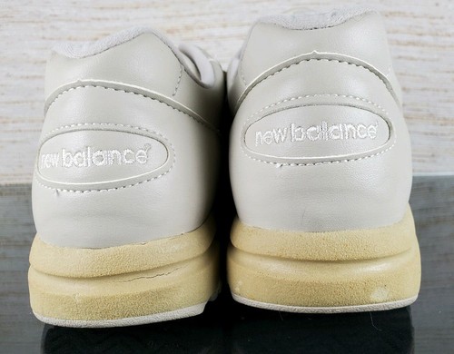 NEW BALANCE 810 Beige Leather Active Walking Comfort Shoes Womens Sz 9 D Wide - Picture 8 of 12