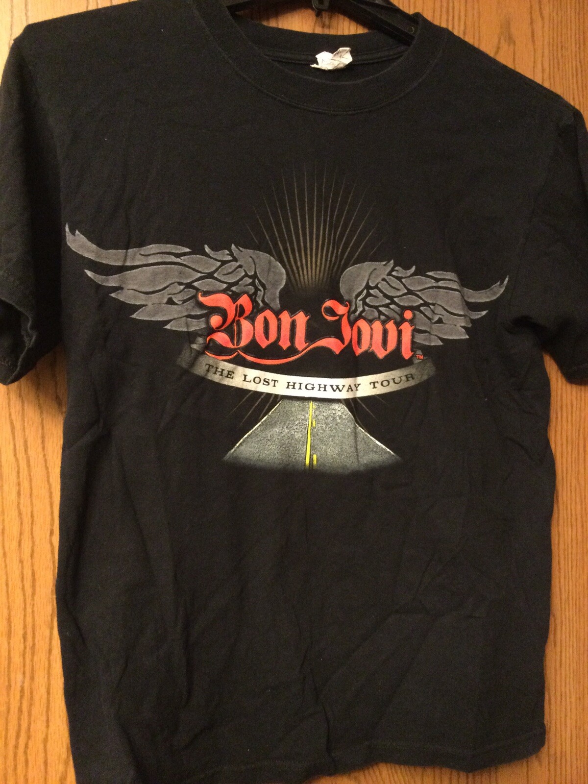 Bon Jovi - “Lost Highway” Tour - 2008. Black Shirt. … - Gem