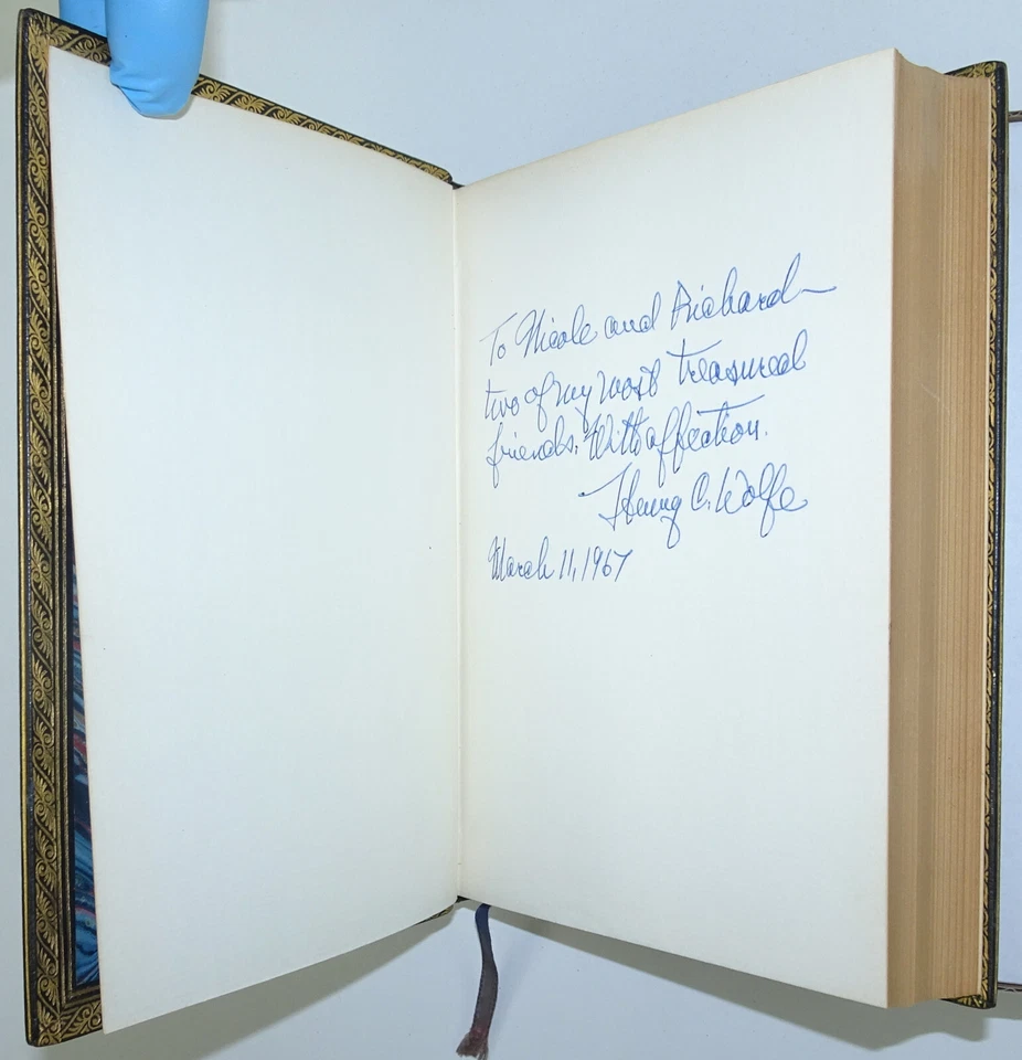 HENRY C WOLFE The German Octopus Adolph Hitler FINE BINDING INSCRIBED 1st 1938 - Image 3 of 4