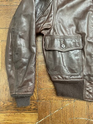 Vintage Polo Ralph Lauren G-1 Flight Jacket / Leather Bomber