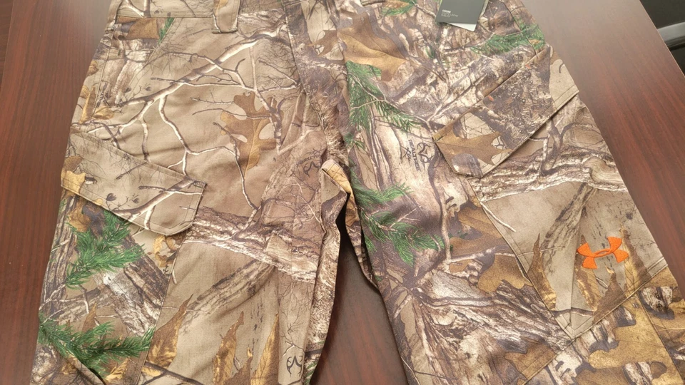 Under Armour Storm Water Resistant Realtree Xtra Camo Hunting Pants 42X32 UA - Image 4 of 4
