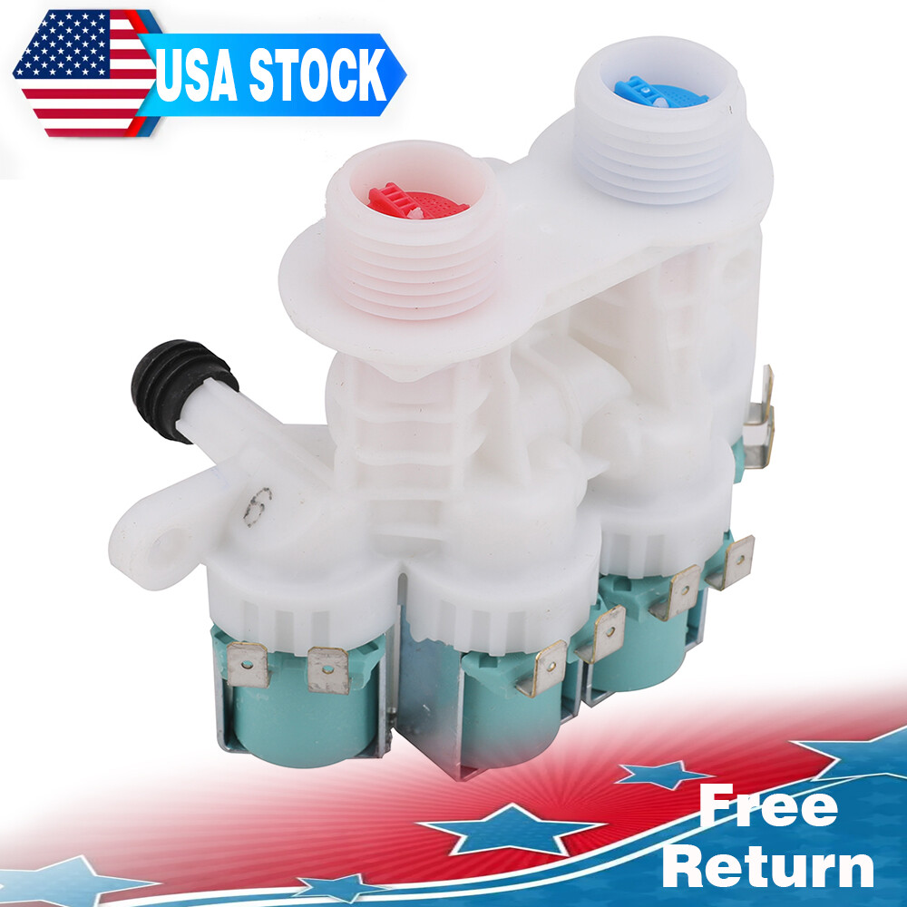 Washer Water Inlet Valve for Whirlpool Maytag MVWB765FW0 MVWB835DW0