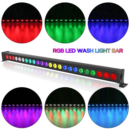 120W RGB 24LED Wall Washer Stage Light Bar DMX Party Club DJ Club Disco Light - Picture 3 of 12